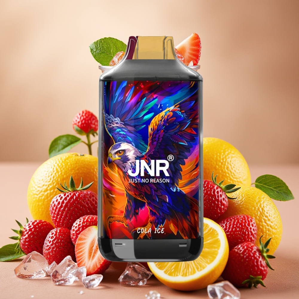 JNR Falcon 16000 Puffs Vape Desechable Cola Helada con Pantalla LED Inteligente