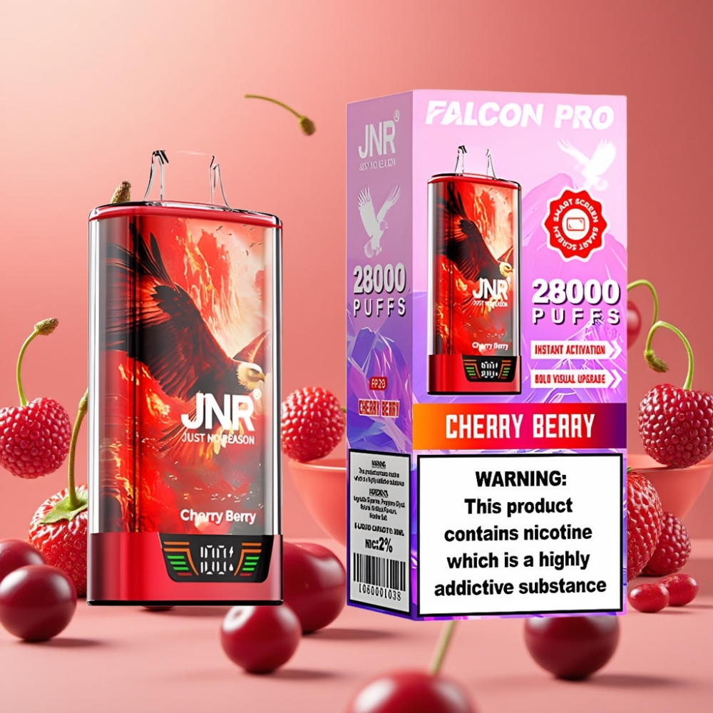 JNR Falcon Pro 28000 Desechable Cereza y Baya 30ml 950mAh