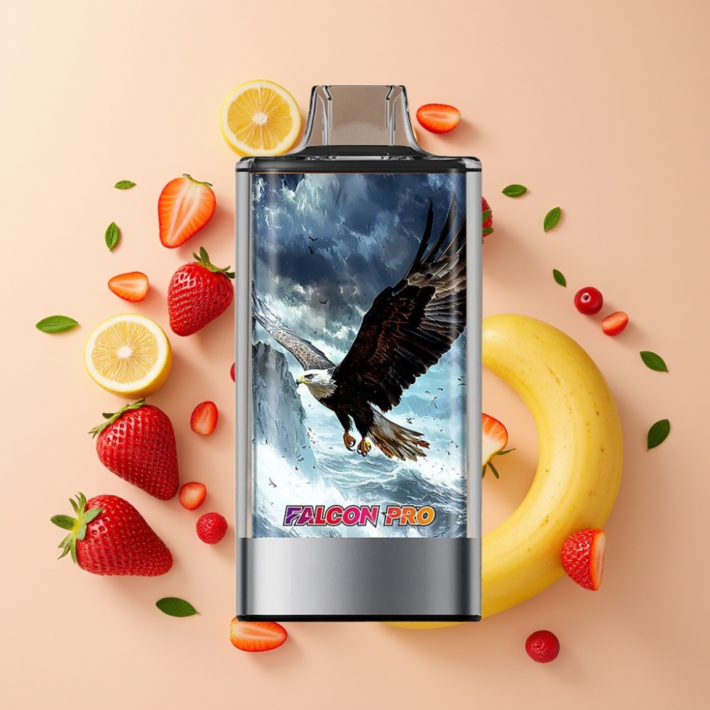 JNR Falcon Pro 28000 Desechable Fresa Plátano con USB Tipo-C y Doble Bobina Mesh