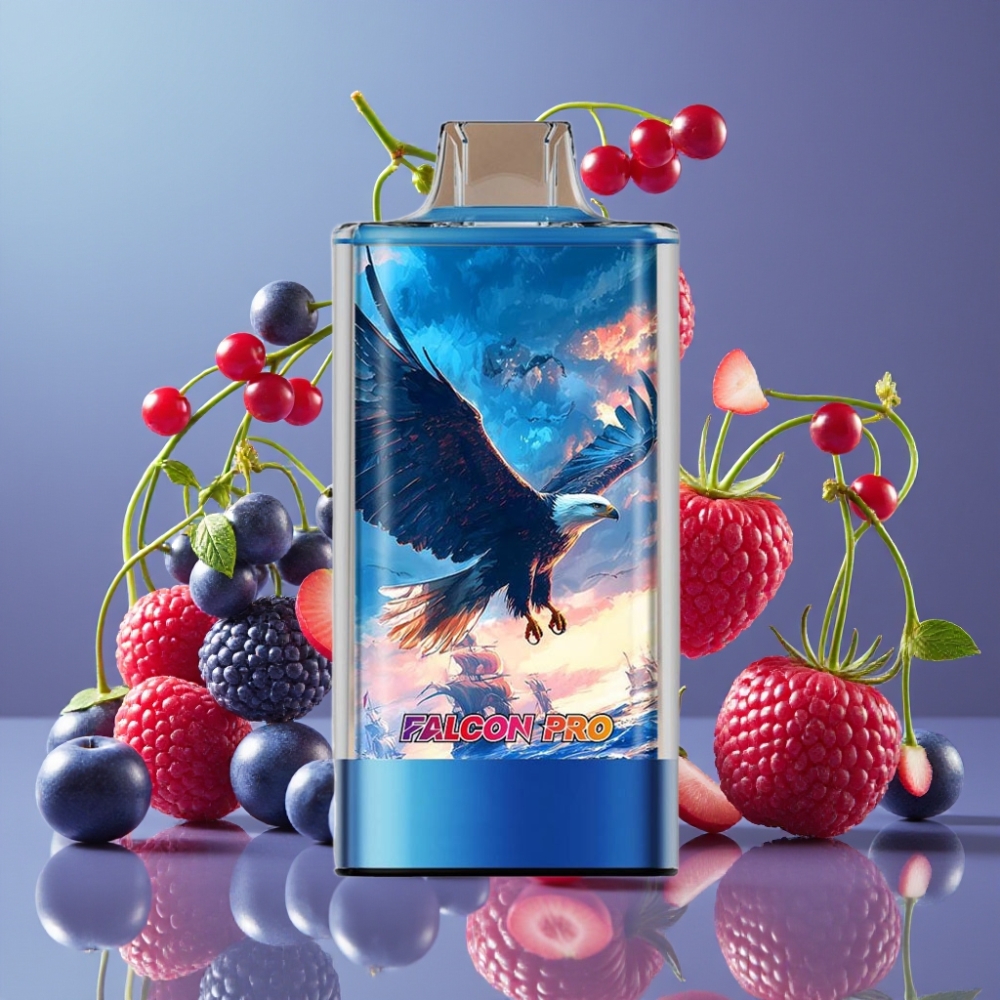 JNR Falcon Pro 28000 Desechable Vape Arándano Azul Cereza con 28000 Caladas y 5 Nicotina