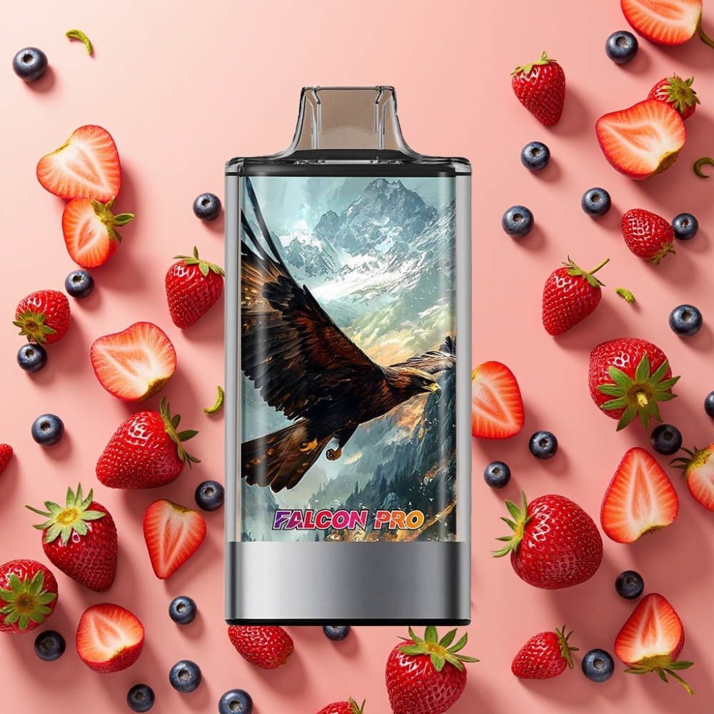 JNR Falcon Pro 28000 Desechable Vape Bayas Mixtas con Pantalla Inteligente y USB Tipo-C