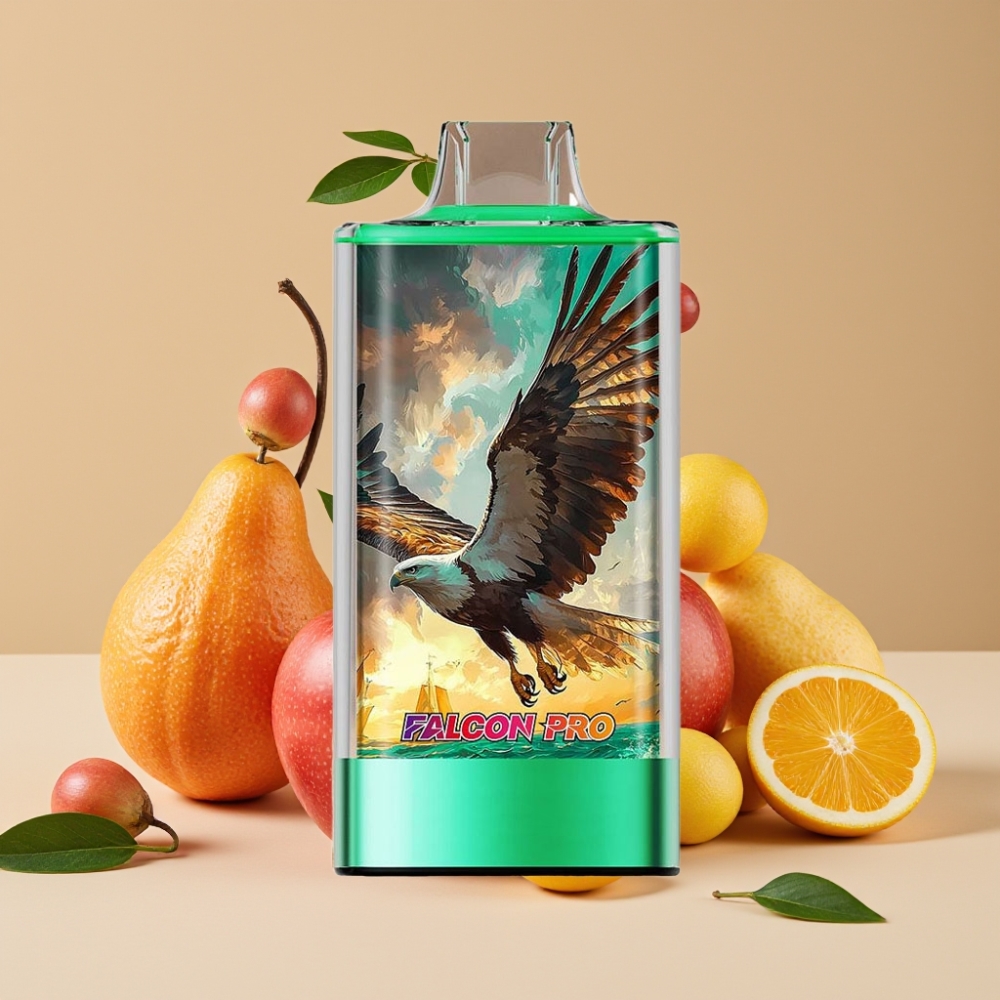 JNR Falcon Pro 28000 Desechable Vape Doble Manzana con USB-C y Dual Mesh Coil