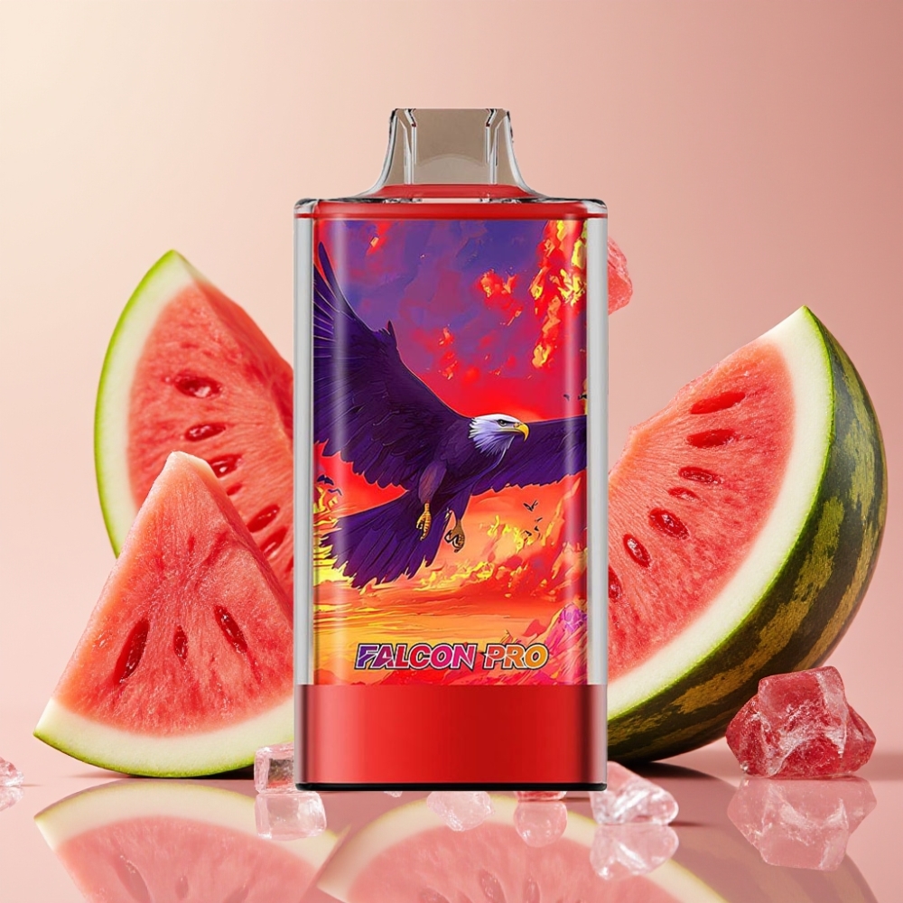 JNR Falcon Pro 28000 Vape Desechable Sandía Helada con 28000 Caladas y USB Tipo-C