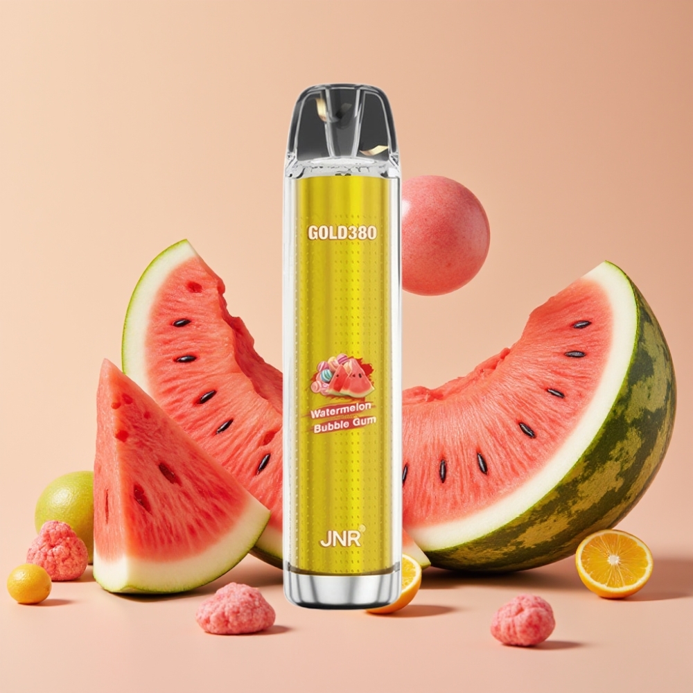 JNR Gold380 6000 Puffs Vape Desechable Chicle de Sandía 1500mAh 13ml