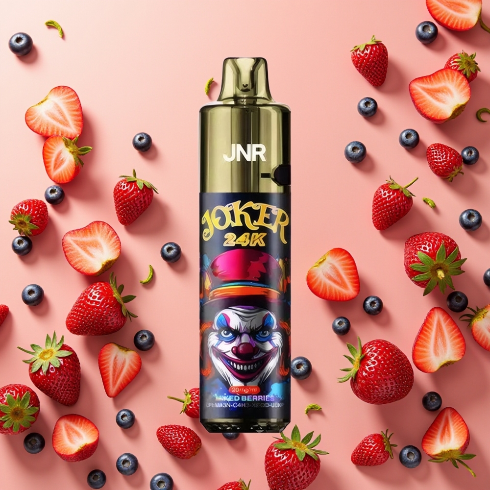 JNR Joker 24K Puffs Vape Desechable Bayas Mixtas con Batería 800mAh