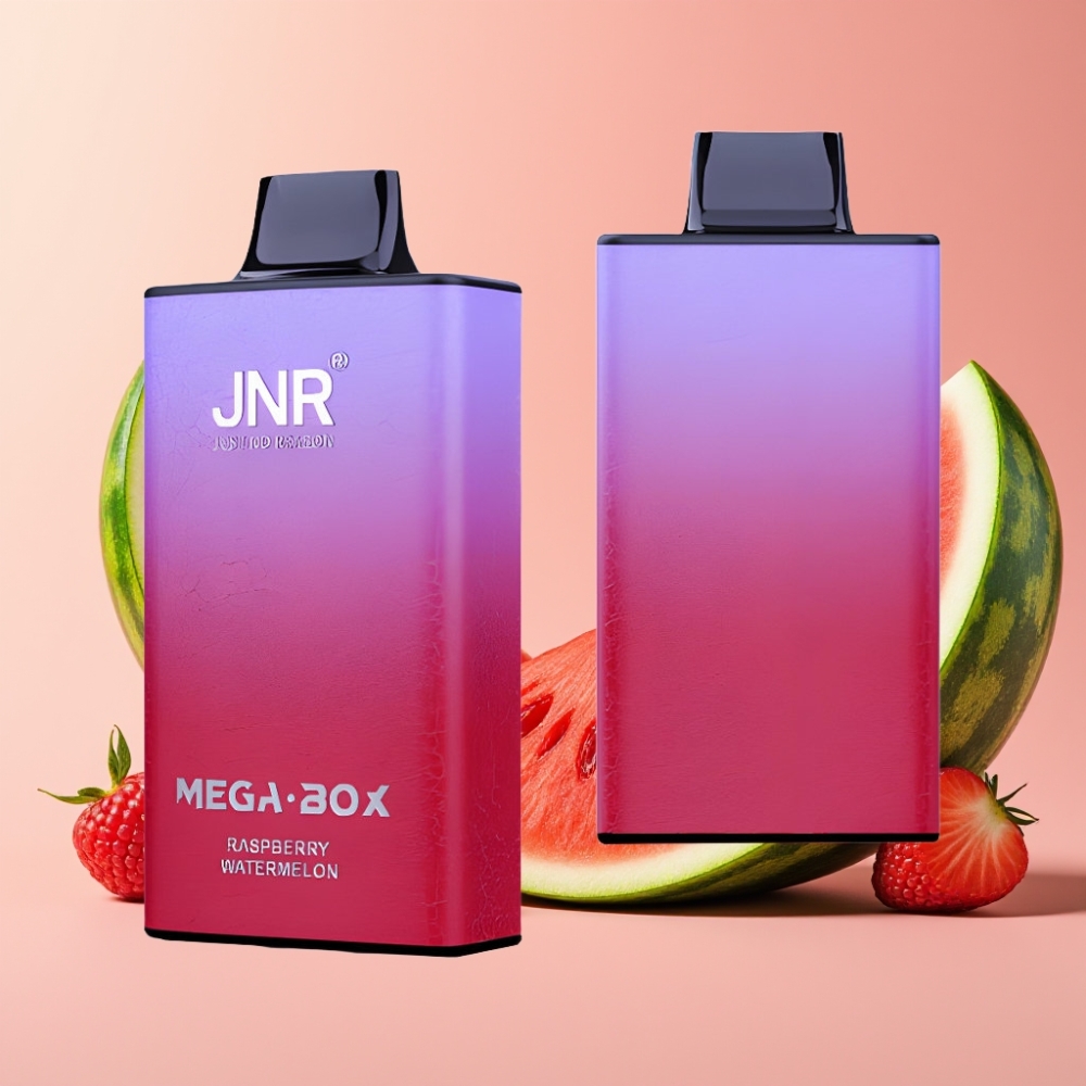 JNR Mega Box 25000 Puffs Desechable Vape Frambuesa Sandía con Carga Rápida Type-C