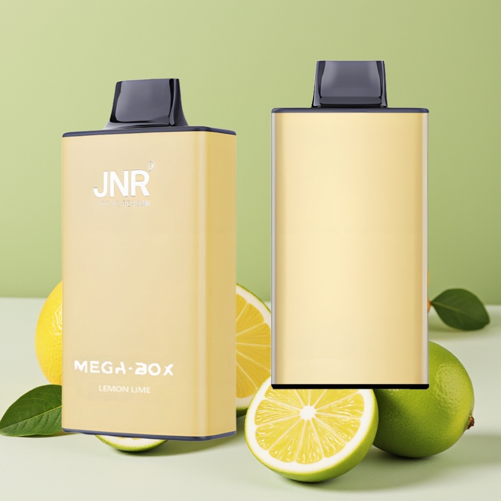 JNR Mega Box 25000 Puffs Desechable Vape Limón  Lima con Carga Rápida Type-C