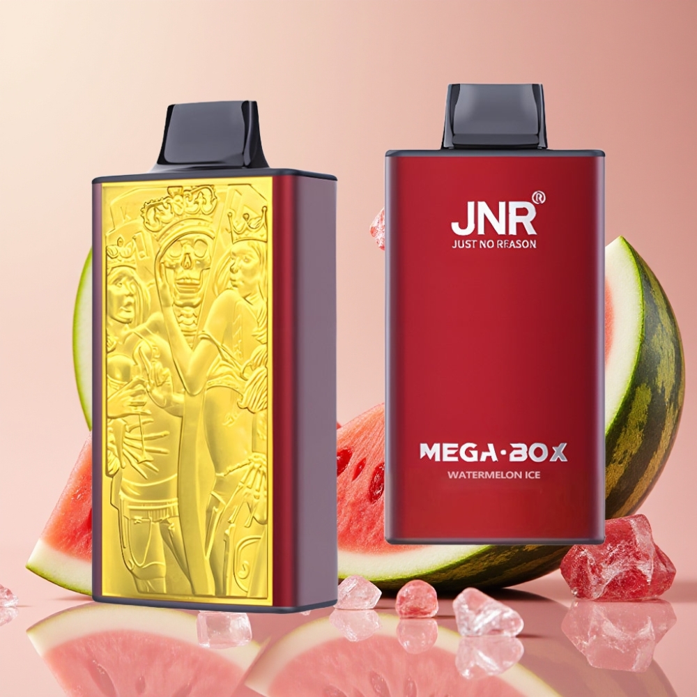 JNR Mega Box 25000 Puffs Desechable Vape Sandía Helada con Carga Rápida Type-C y Batería 850mAh