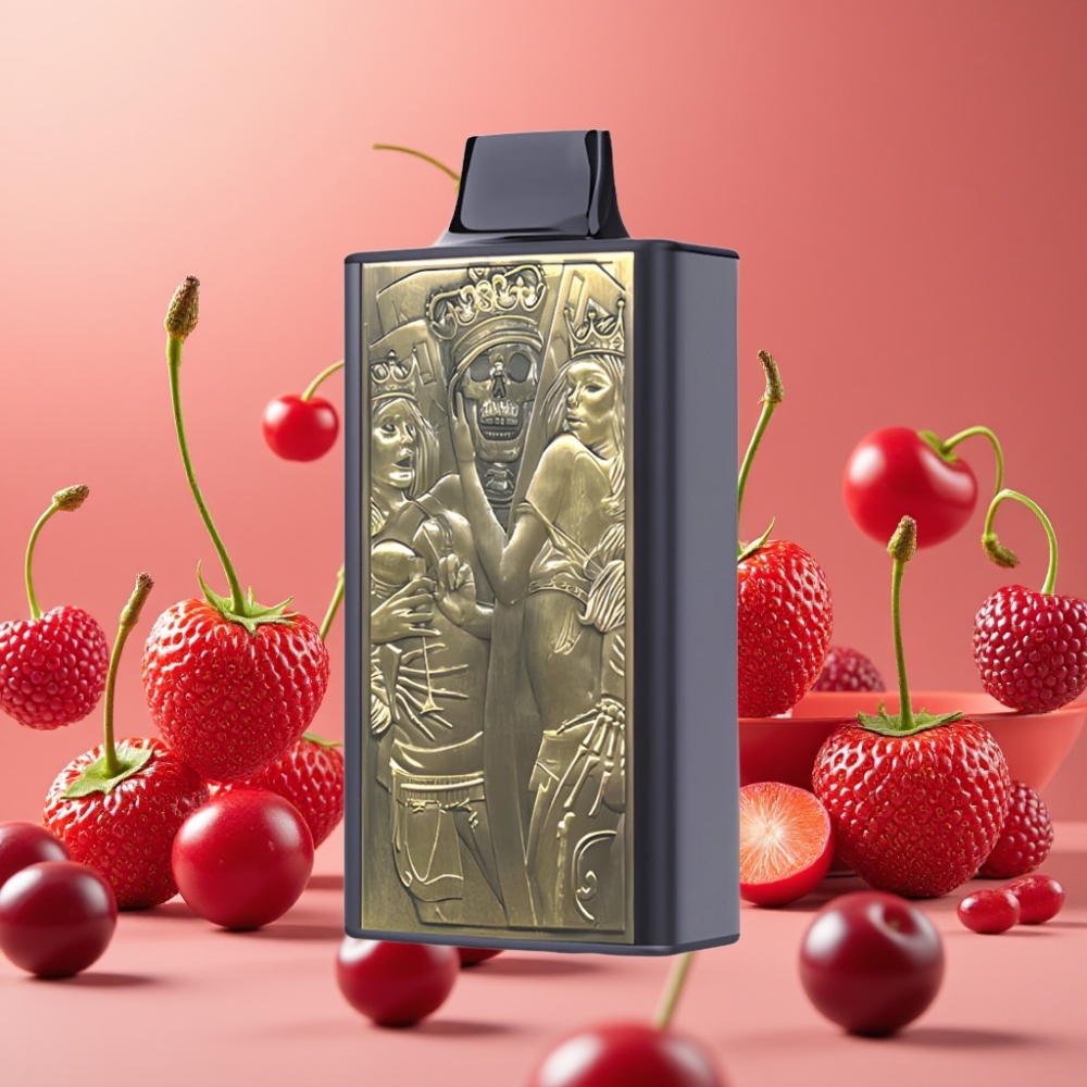 JNR Mega Box 25000 Puffs Vape Desechable Cereza y Baya con Carga Rápida Type-C