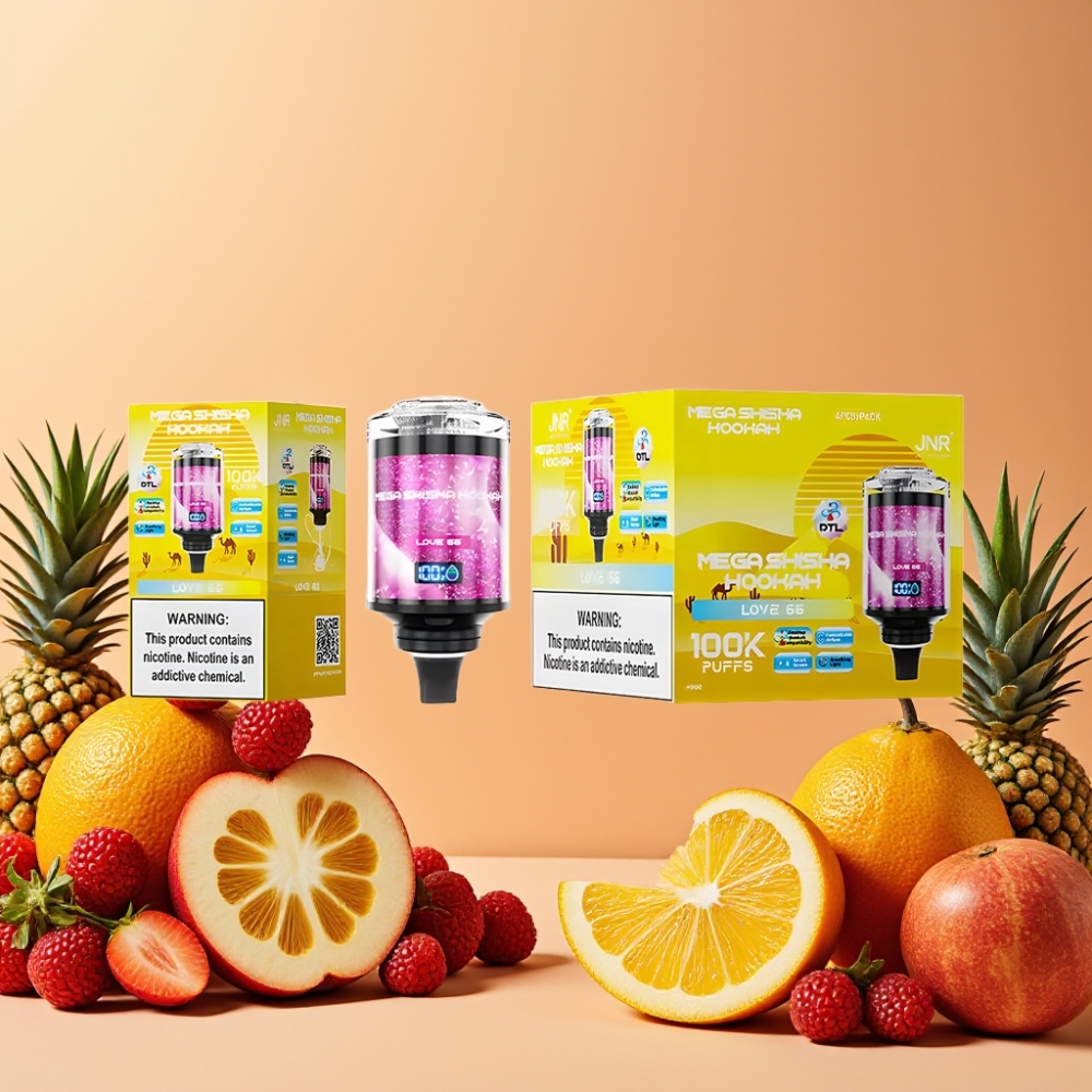 JNR Mega Shisha Hookah 100K Compatibilidad de Escritorio Amor 66