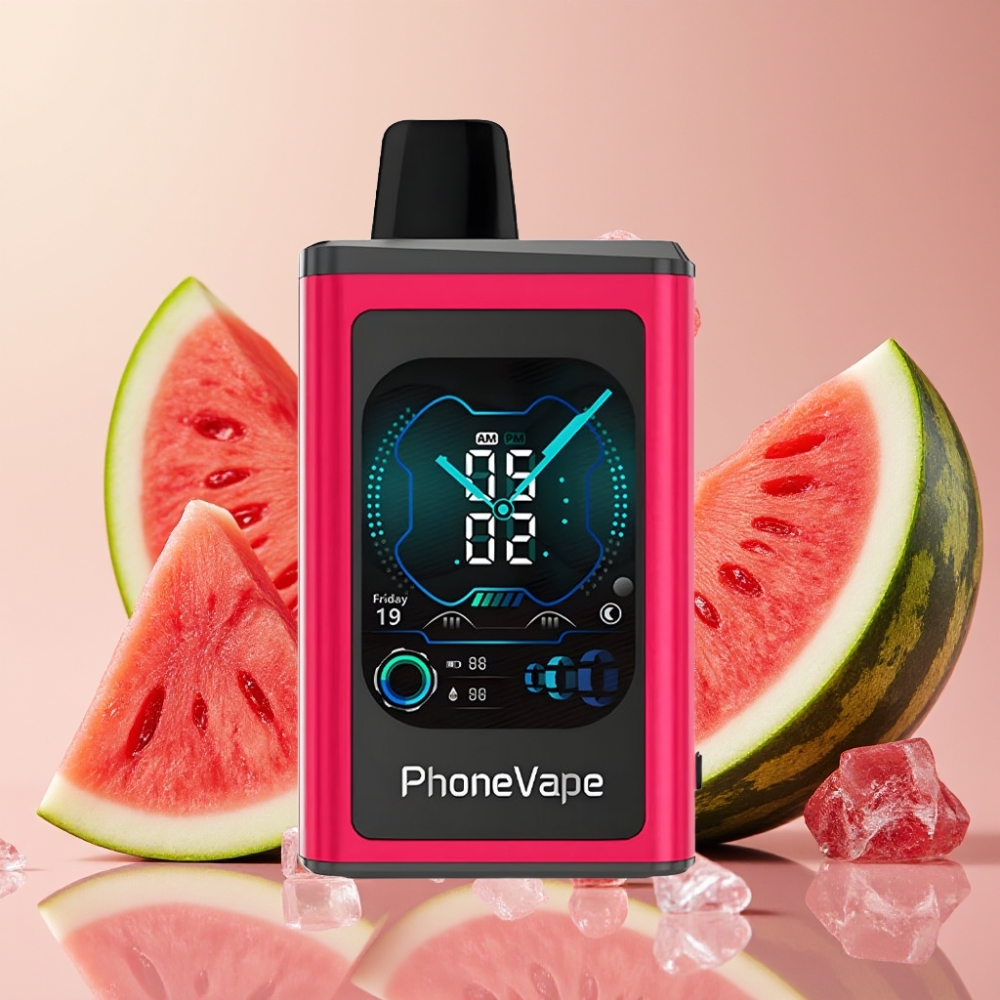 JNR PhoneVape 30000 caladas Vape Desechable Sandía Helada con Batería Recargable 850mAh