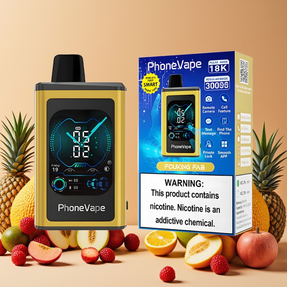 JNR PhoneVape 30000 chupadas Vape Desechable Jodidamente Fabuloso y JNR PhoneVape 30000 chupadas Vape Desechable