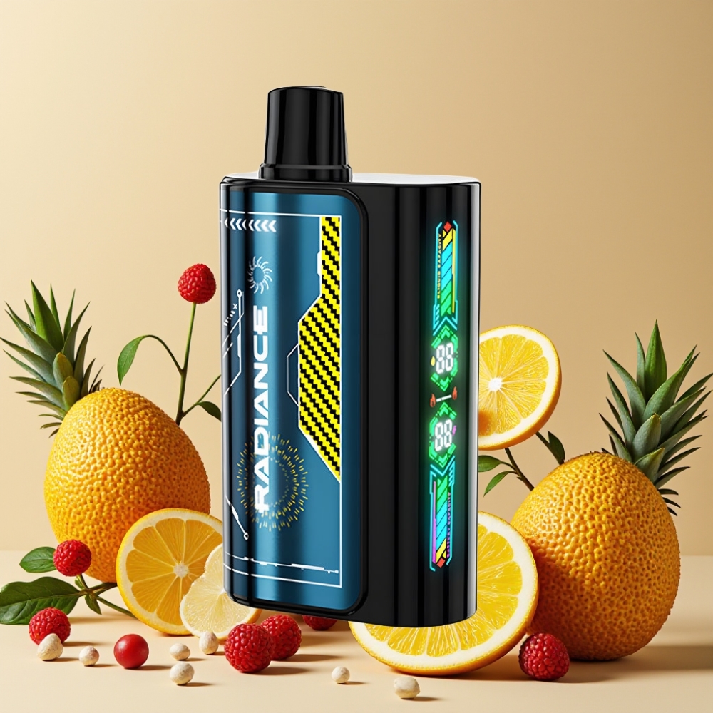 JNR Radiance 31000 Puffs Vape Desechable HAWÁI con Pantalla Animada y Batería Recargable