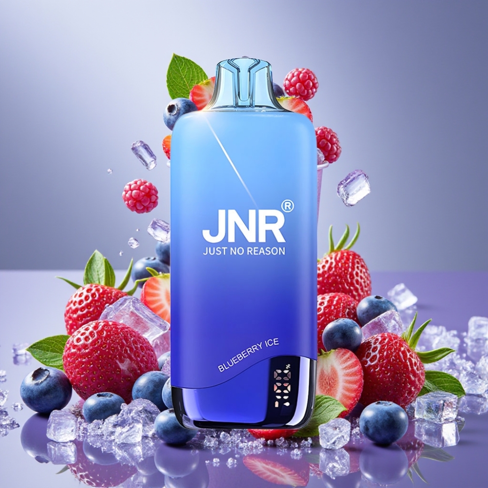 JNR Rainbow 10500 Puffs Vape Desechable Arándano Helado con Batería 600mAh