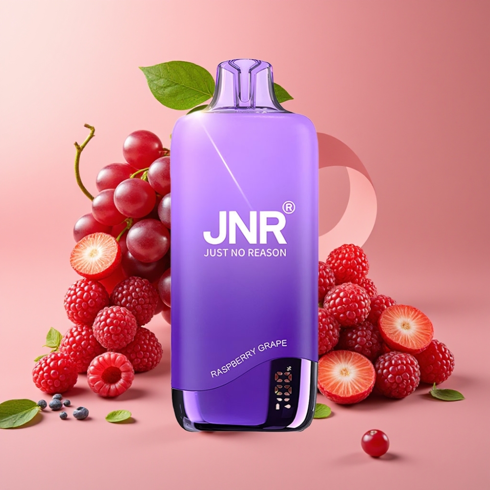 JNR Rainbow 10500 Puffs Vape Desechable Frambuesa Uva con Batería 600mAh
