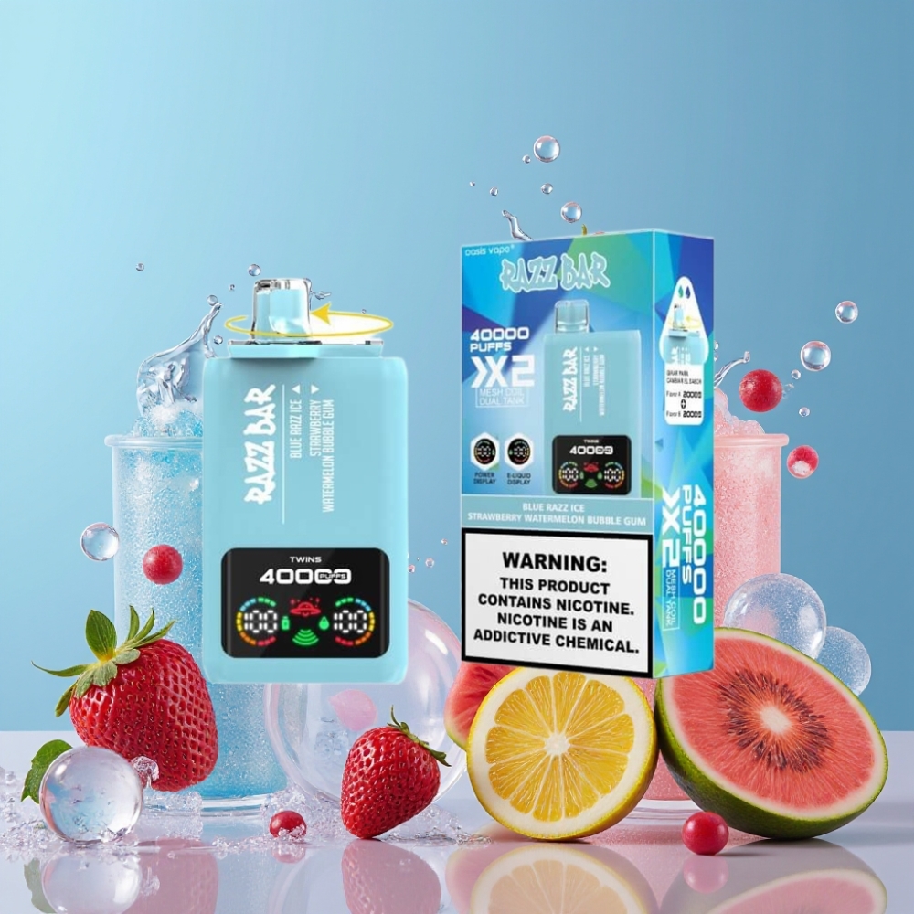 chicle de sandía azul razz hielo-fresa