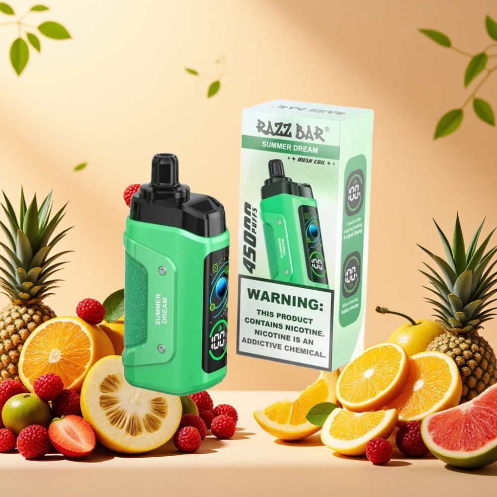 Razz Bar 45000 Puffs Desechable Vape Sueño de Verano con Batería 650 mAh
