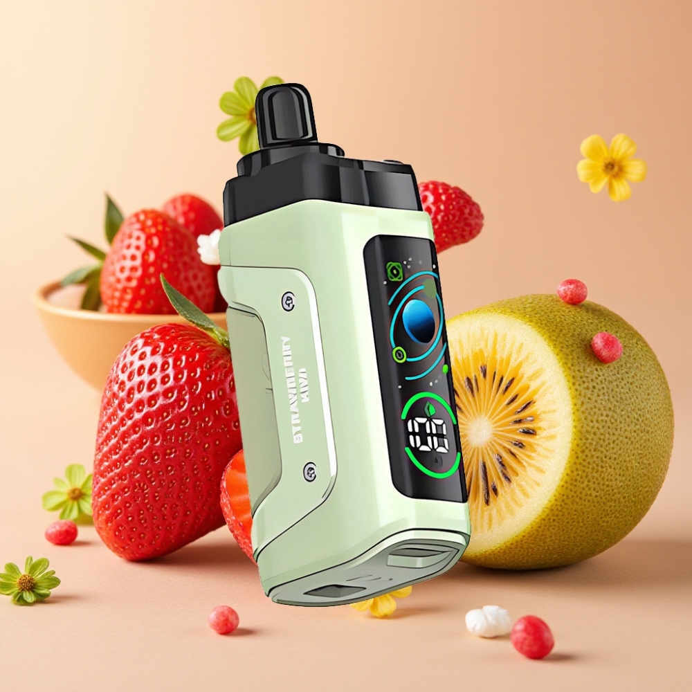Razz Bar 45000 Puffs Vape Desechable Fresa Kiwi con Batería Recargable