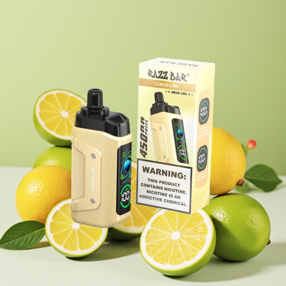 Razz Bar 45000 Puffs Vape Desechable Limón Lima con Batería 650 mAh