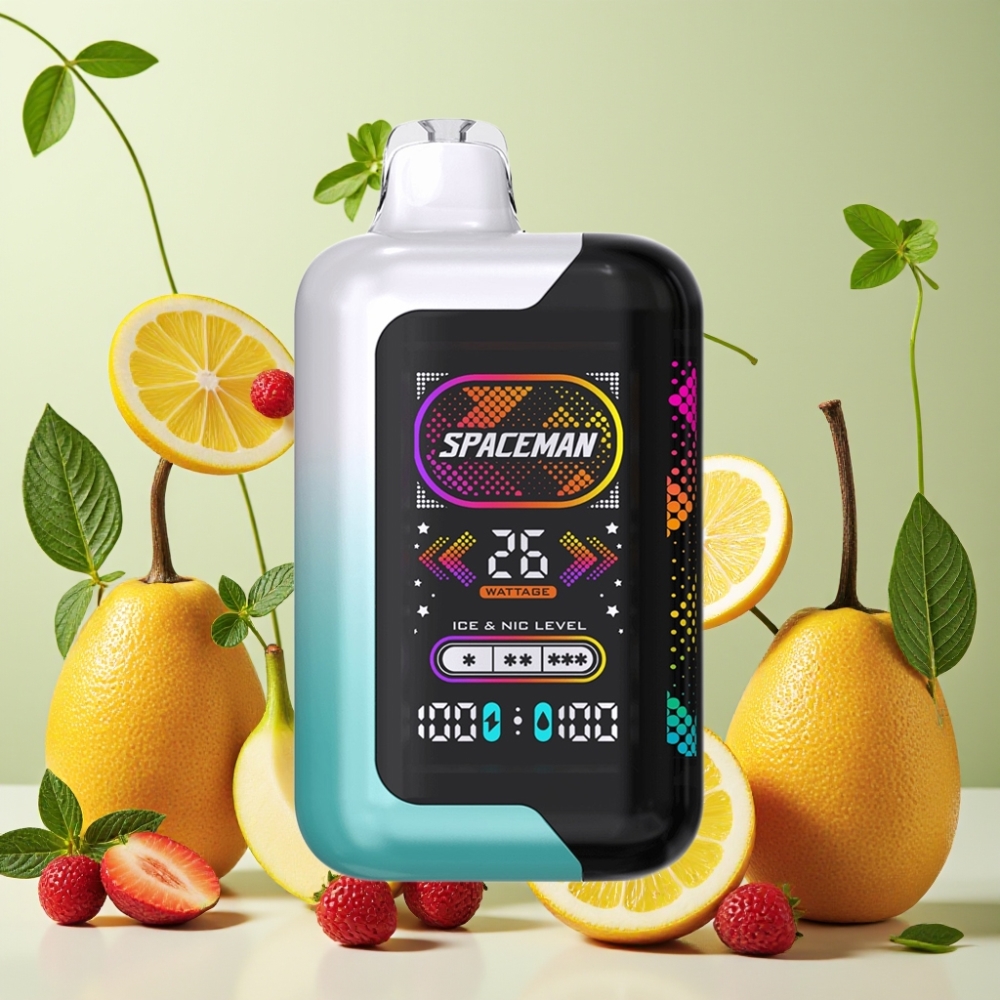 SMOK SPACEMAN SP40000 Desechable Menta Fresca y SPACEMAN SP40000 Cero Nicotina Desechable con pantalla LED de 228 y 40000 caladas