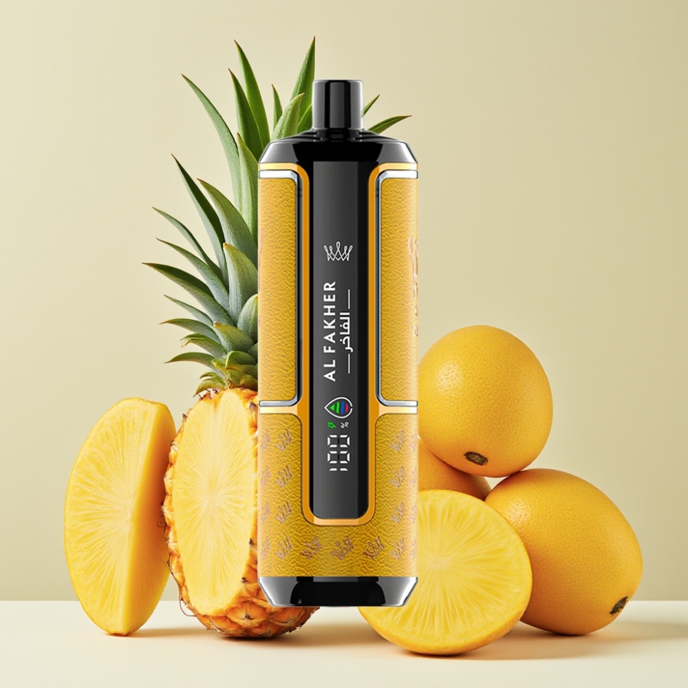 Al Fakher Crown Bar 15K Hypermax Vape Desechable Kit Mango Piña 22ml 15000 Puffs