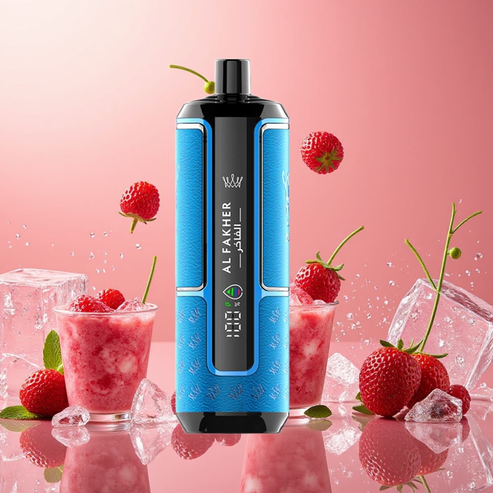 Al Fakher Crown Bar 15K Hypermax Kit Desechable Baya Hielo – 22ml 15000 Caladas