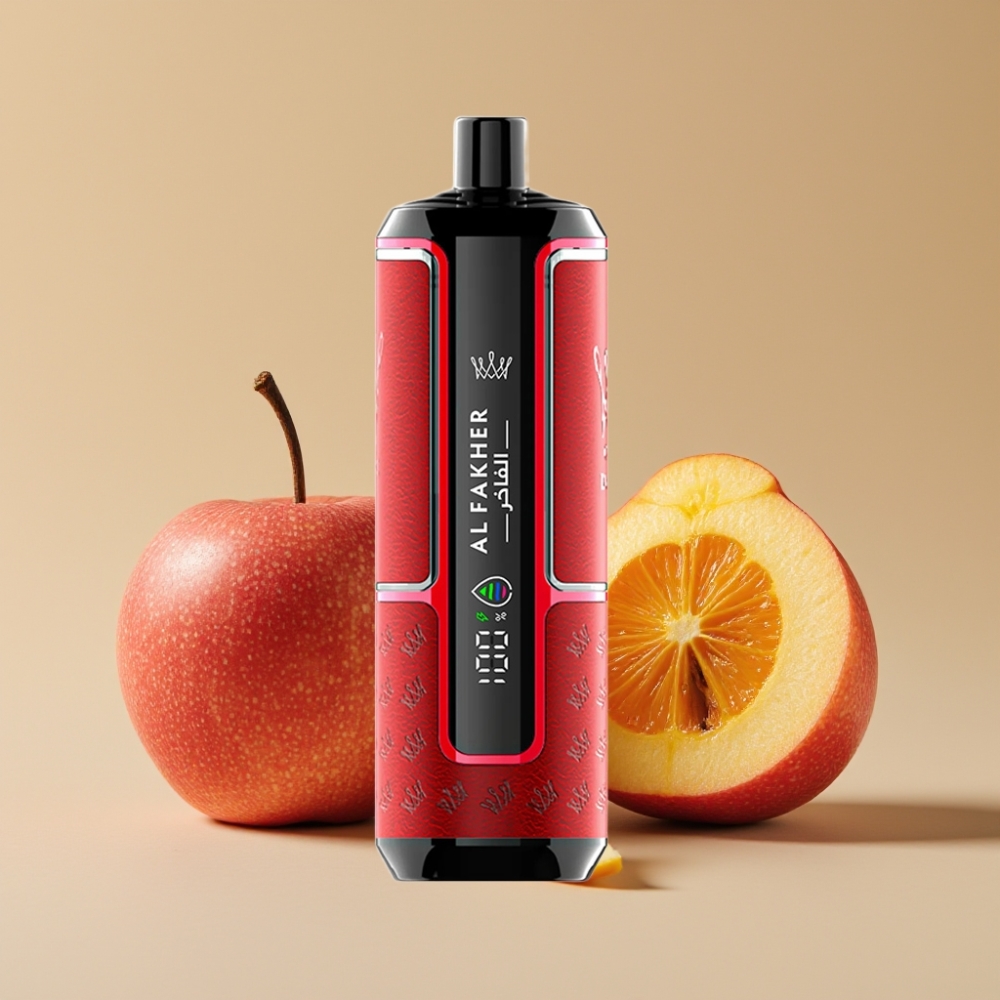 Al Fakher Crown Bar 15K Hypermax Vape Desechable Kit Dos Manzanas – 22ml 15000 Caladas