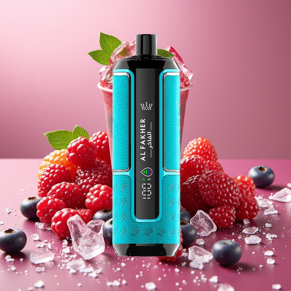 Al Fakher Crown Bar 15K Hypermax Desechable Vape Kit Grosella Negra Hielo 22ml 15K Puffs