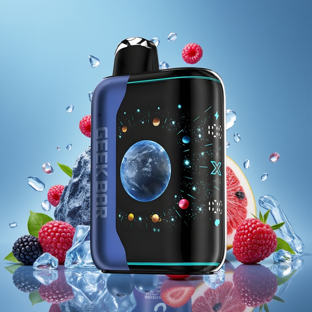 GEEK BAR Platinum Edition 25000 Vape Desechable Arándano Azul Hielo con Pantalla 3D y Carga Rápida