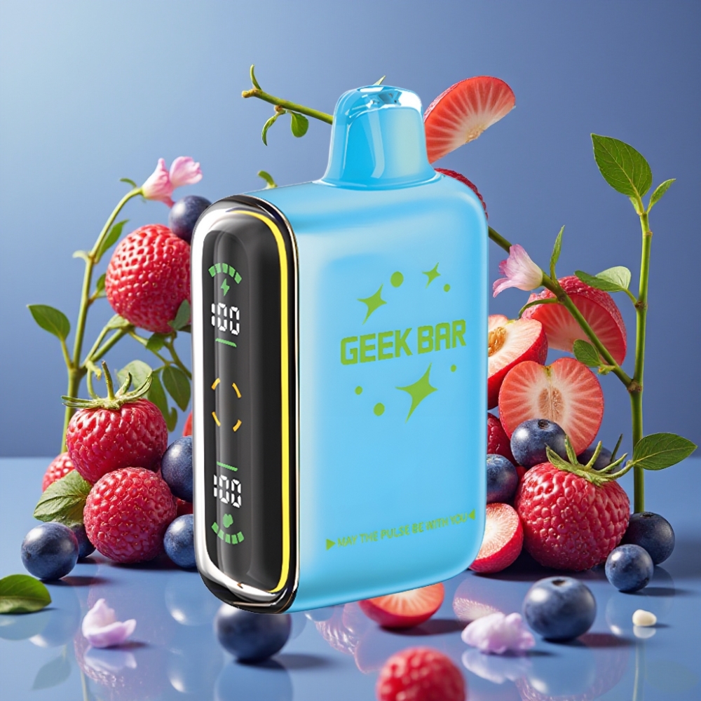 GEEK BAR Pulse 15000 Puffs Vape Sin Nicotina con 16ML y USB Tipo-C