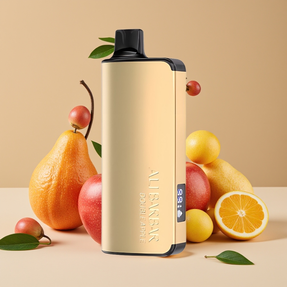 Alibarbar Ingot 9000 Puffs Doble Manzana Vape Desechable con 2350mAh