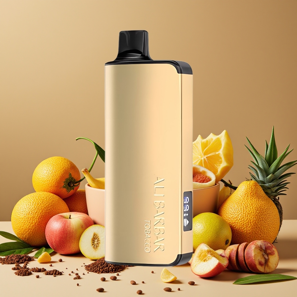 Alibarbar Ingot 9000 Puffs Vape Desechable Sabor Tabaco con 22ml y 9000 Puffs