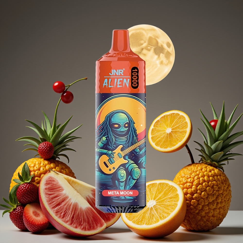 JNR Alien 10000 Puffs Vape Diseño Deportivo con LED (RGB) y Sabor Luna Metálica