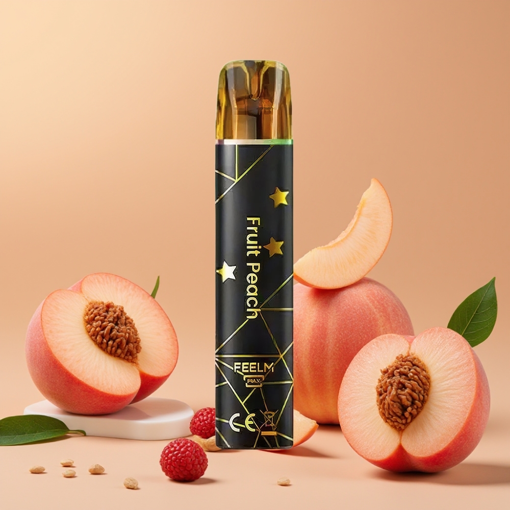 JNR Black&Golden 800 Puffs Desechable Vape Fruta Melocotón