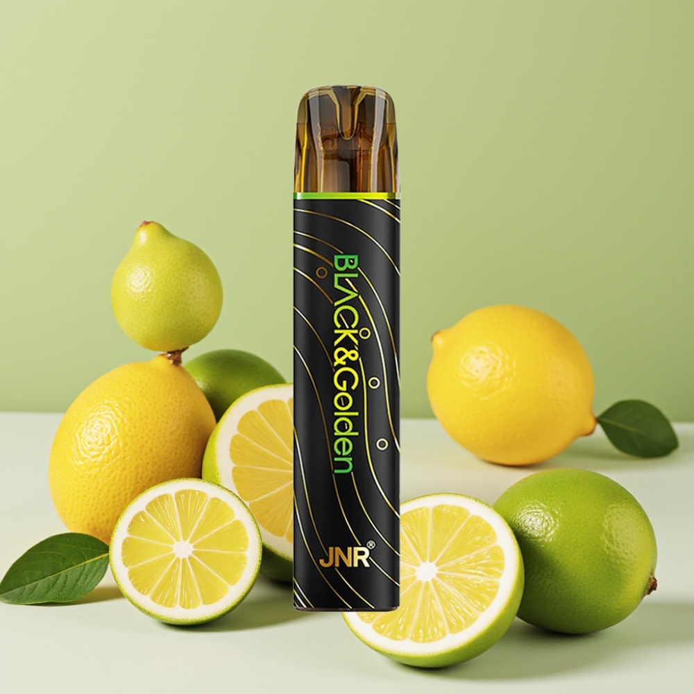 JNR Black&Golden 800 Puffs Vape Desechable Limón & Lima