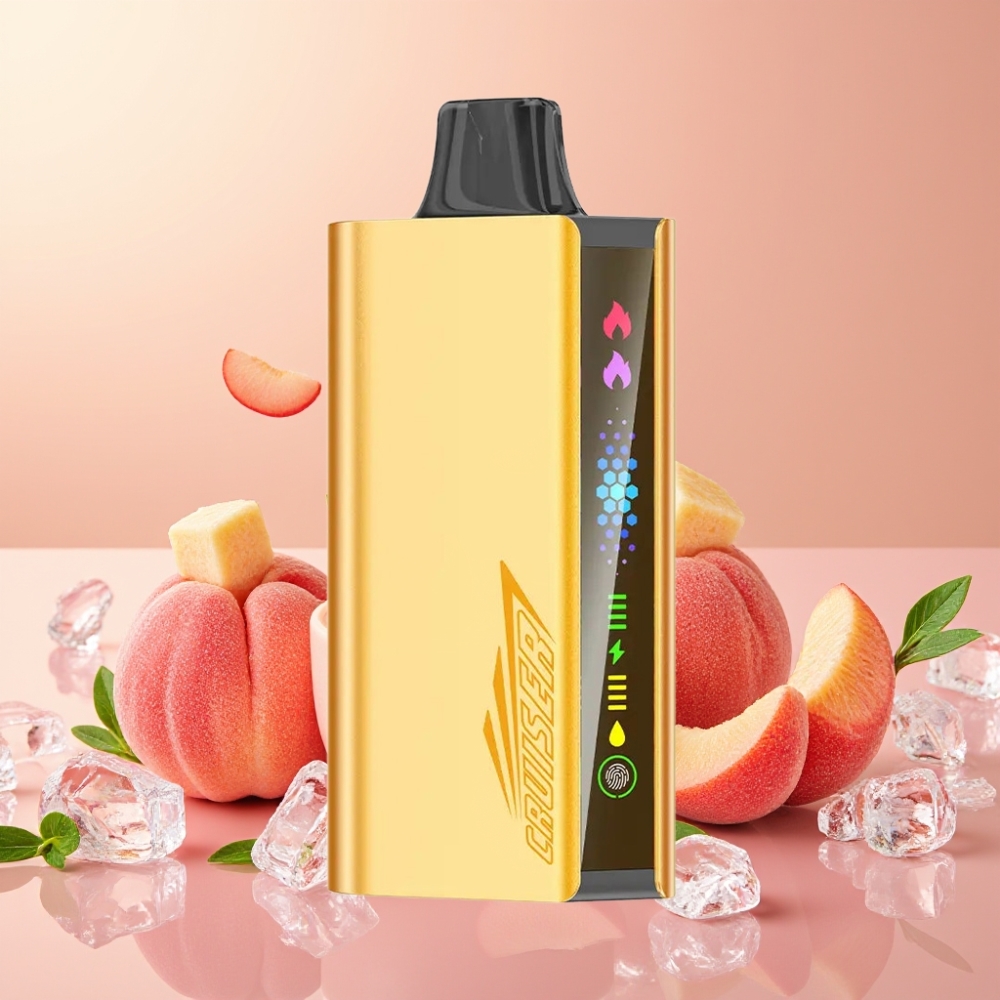 JNR Cruiser 12000 Puffs Vape Desechable Sin Carga Durazno Hielo con Batería Integrada 3500 mAh