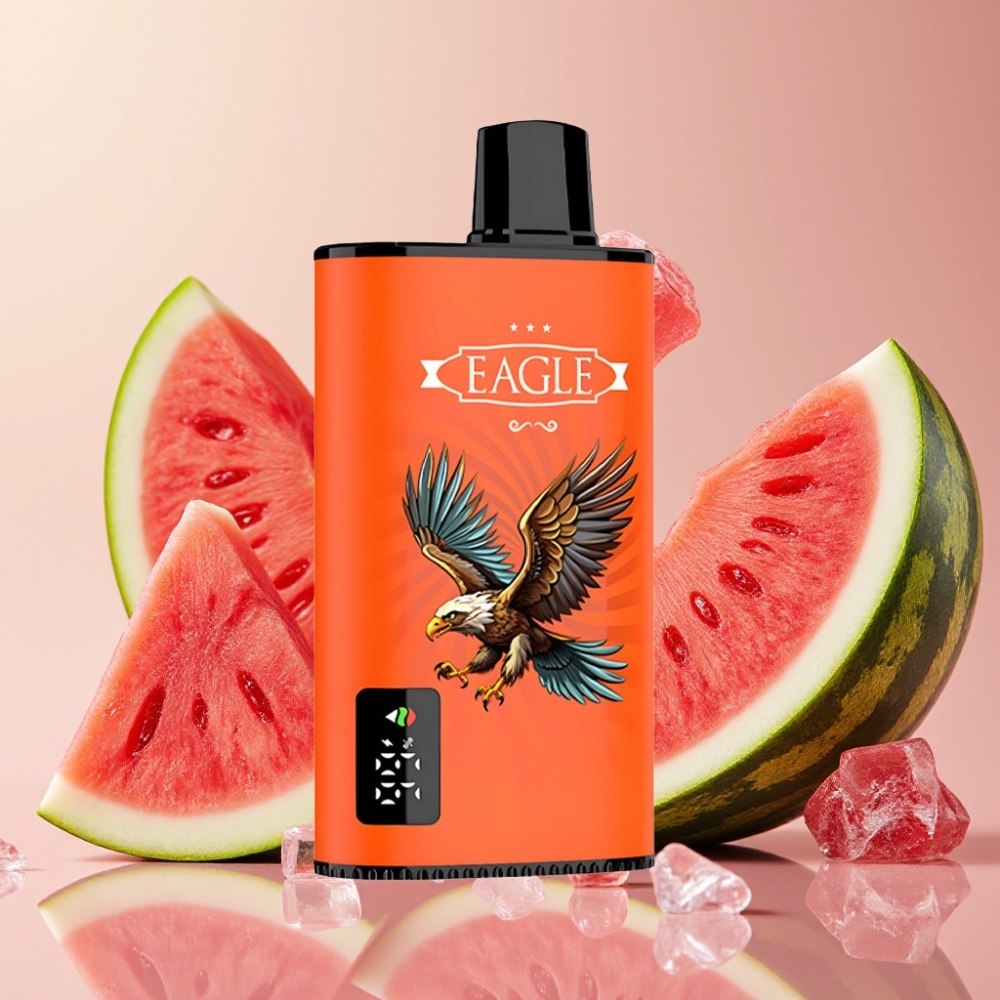 JNR EAGLE Smart 23000 Puffs Desechable Vape Sandía Helada con Pantalla Digital y 1.0ohm Mesh Coil