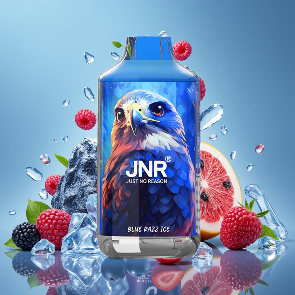 JNR Falcon 16000 Puffs Vape Desechable Arándano Azul Hielo con Batería 850 mAh