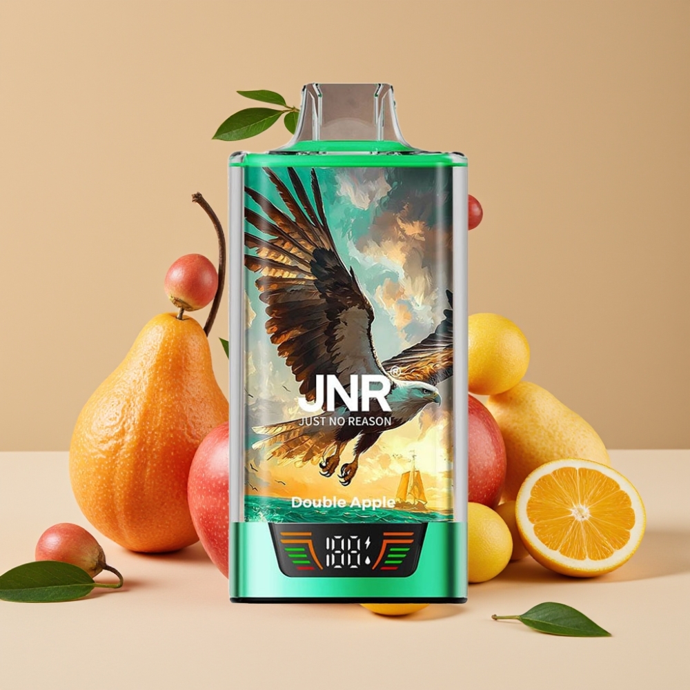 JNR Falcon Pro 28000 Desechable Vape Doble Manzana con USB-C y Dual Mesh Coil