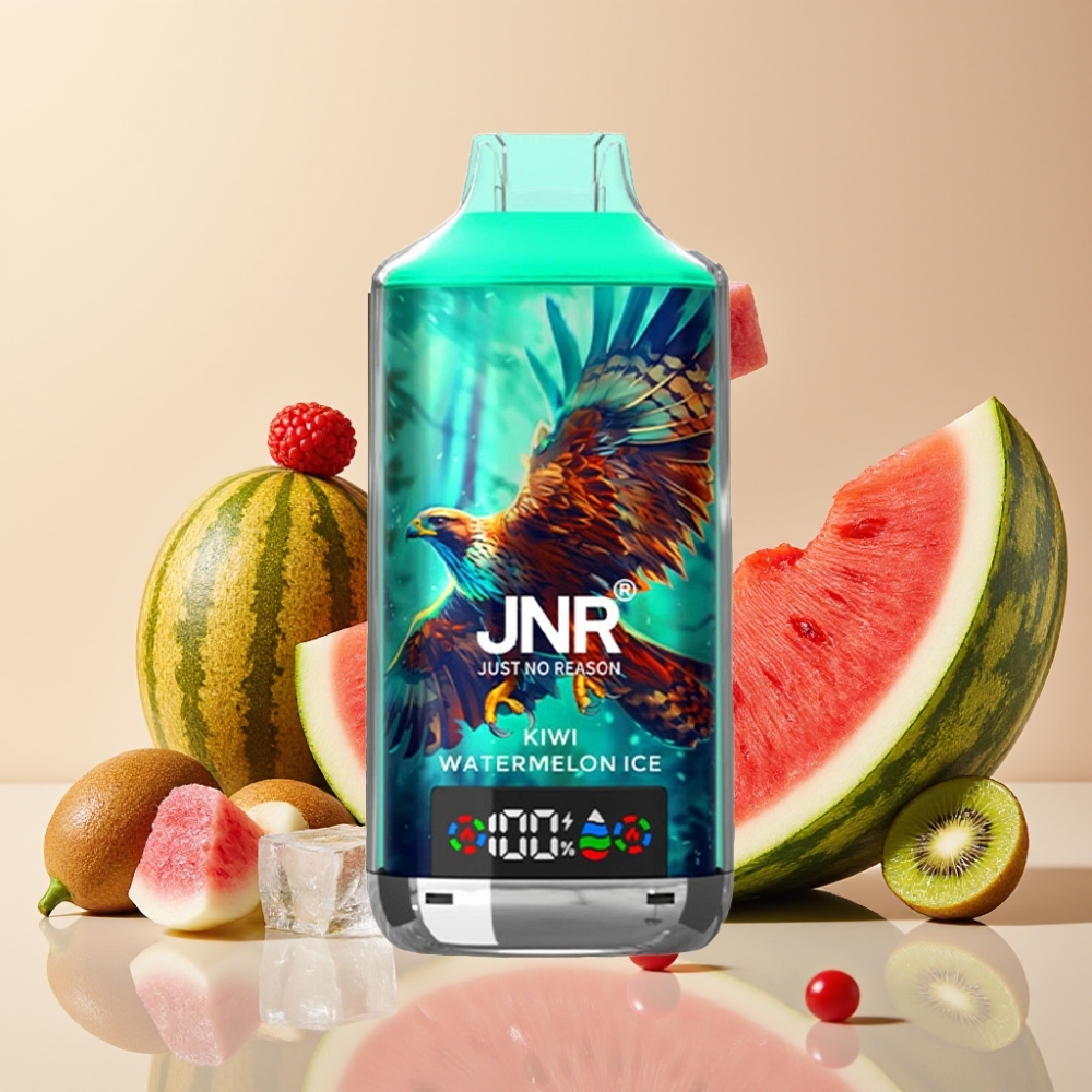 JNR Falcon X 18000 Puffs Vape Desechable Kiwi Sandía Helada 24ml 750mAh