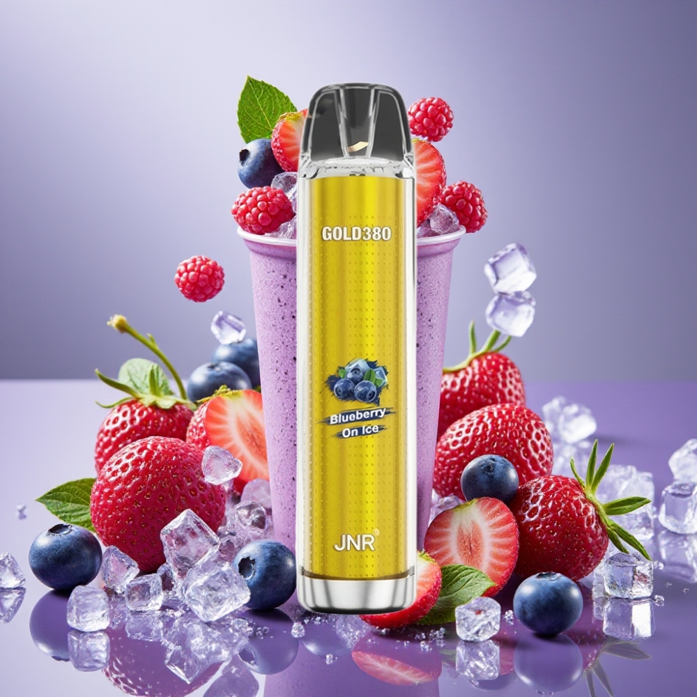 JNR Gold380 6000 Puffs Desechable Vape Arándano con Hielo 1500mAh 1.0ohm