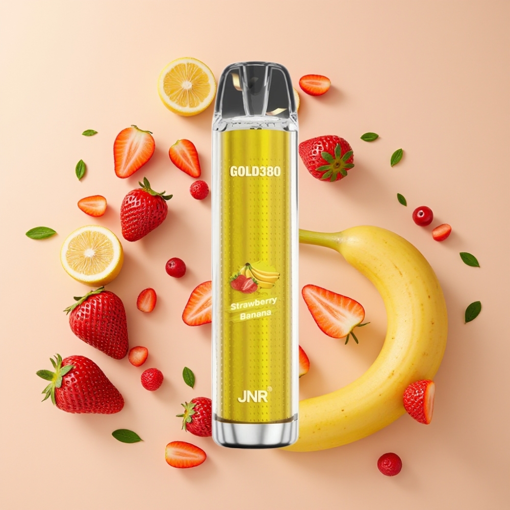 JNR Gold380 6000 Puffs Desechable Vape Fresa Plátano 1500mAh