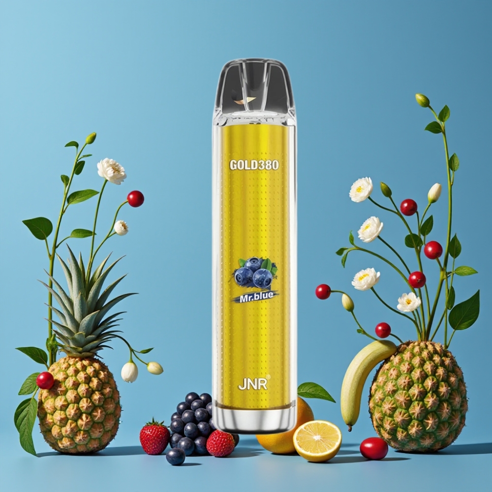 JNR Gold380 6000 Puffs Vape Desechable Señor Azul con Batería 1500mAh