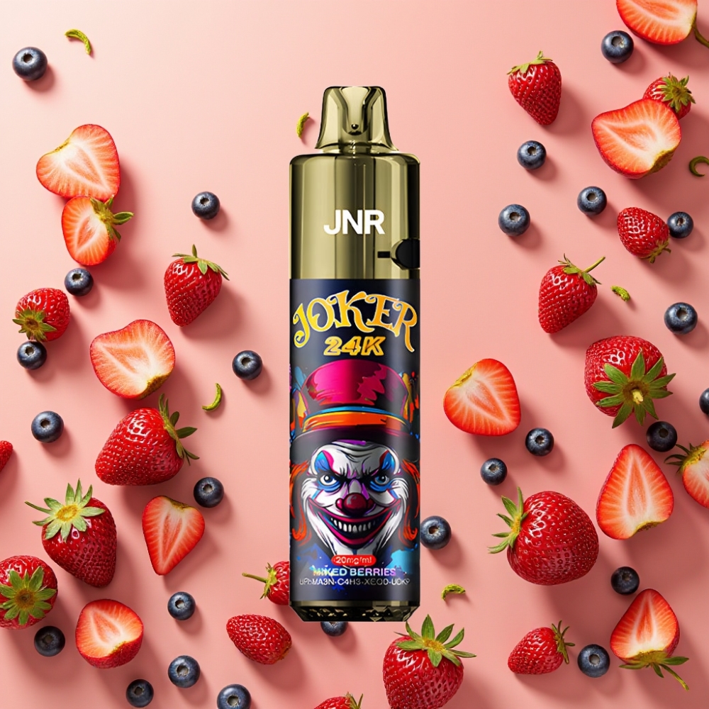 JNR Joker 24K Puffs Vape Desechable Bayas Mixtas con Batería 800mAh