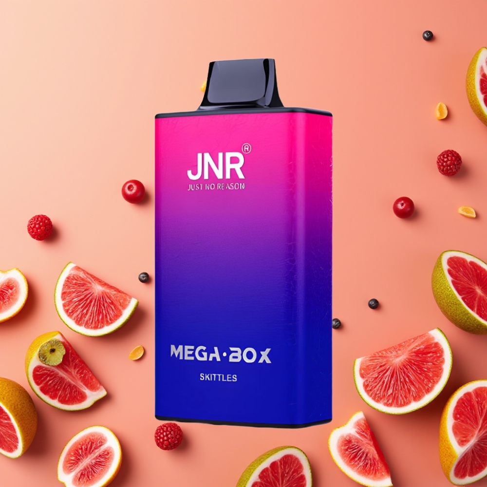 JNR Mega Box 25000 Puffs Desechable Vape Sabor Skittles con Carga Rápida Type-C