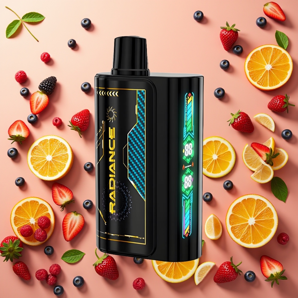 JNR Radiance 31000 Puffs Desechable Vape BAYAS MIXTAS con Pantalla Animada Inteligente