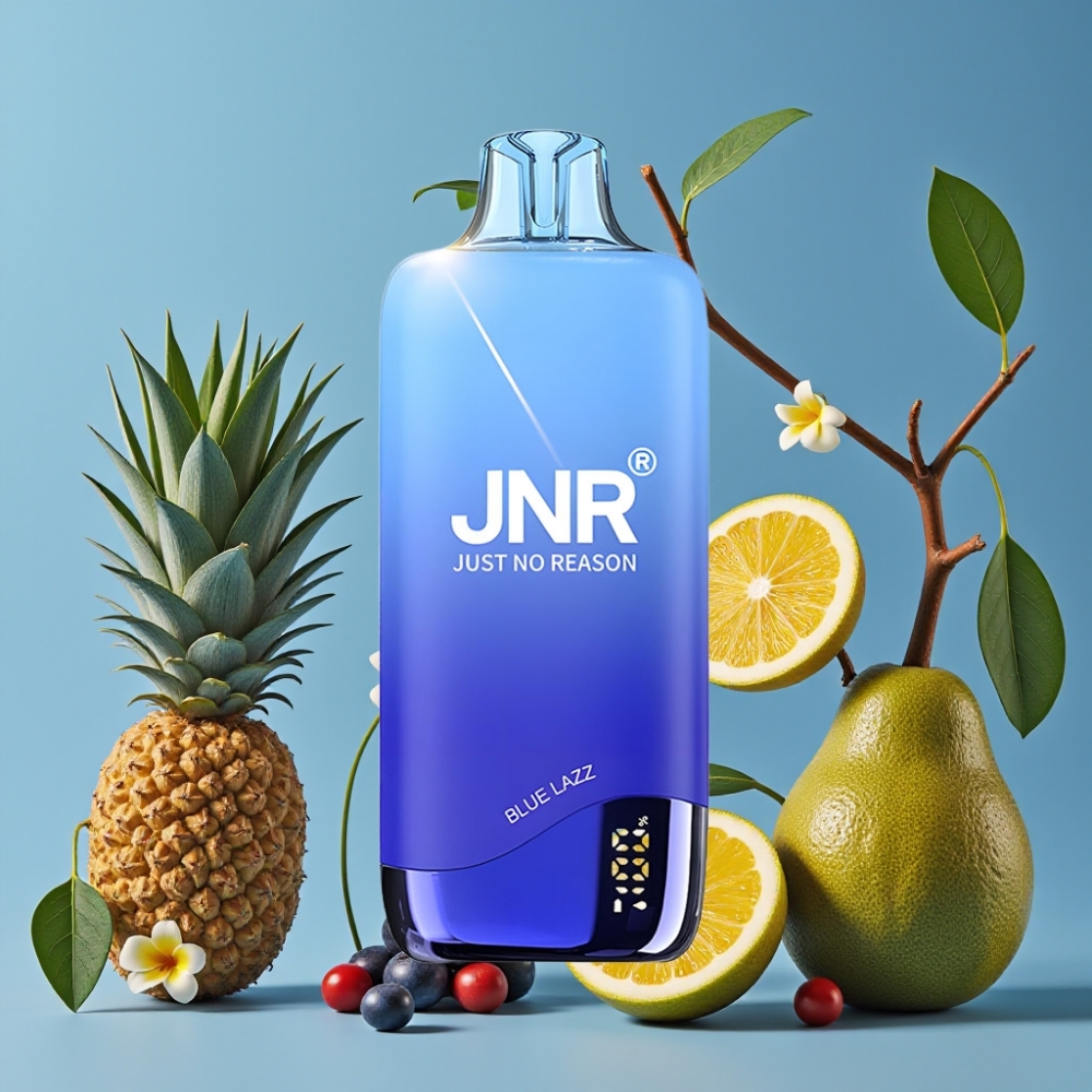 JNR Rainbow 10500 Puffs Vape Desechable Azul Lazz con 18ml y USB Tipo-C