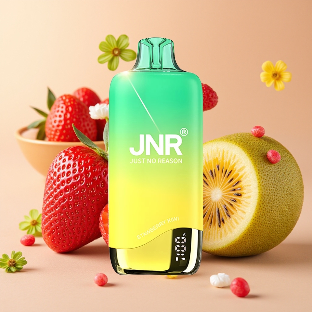 JNR Rainbow 10500 Puffs Vape Desechable Fresa Kiwi con Batería 600mAh