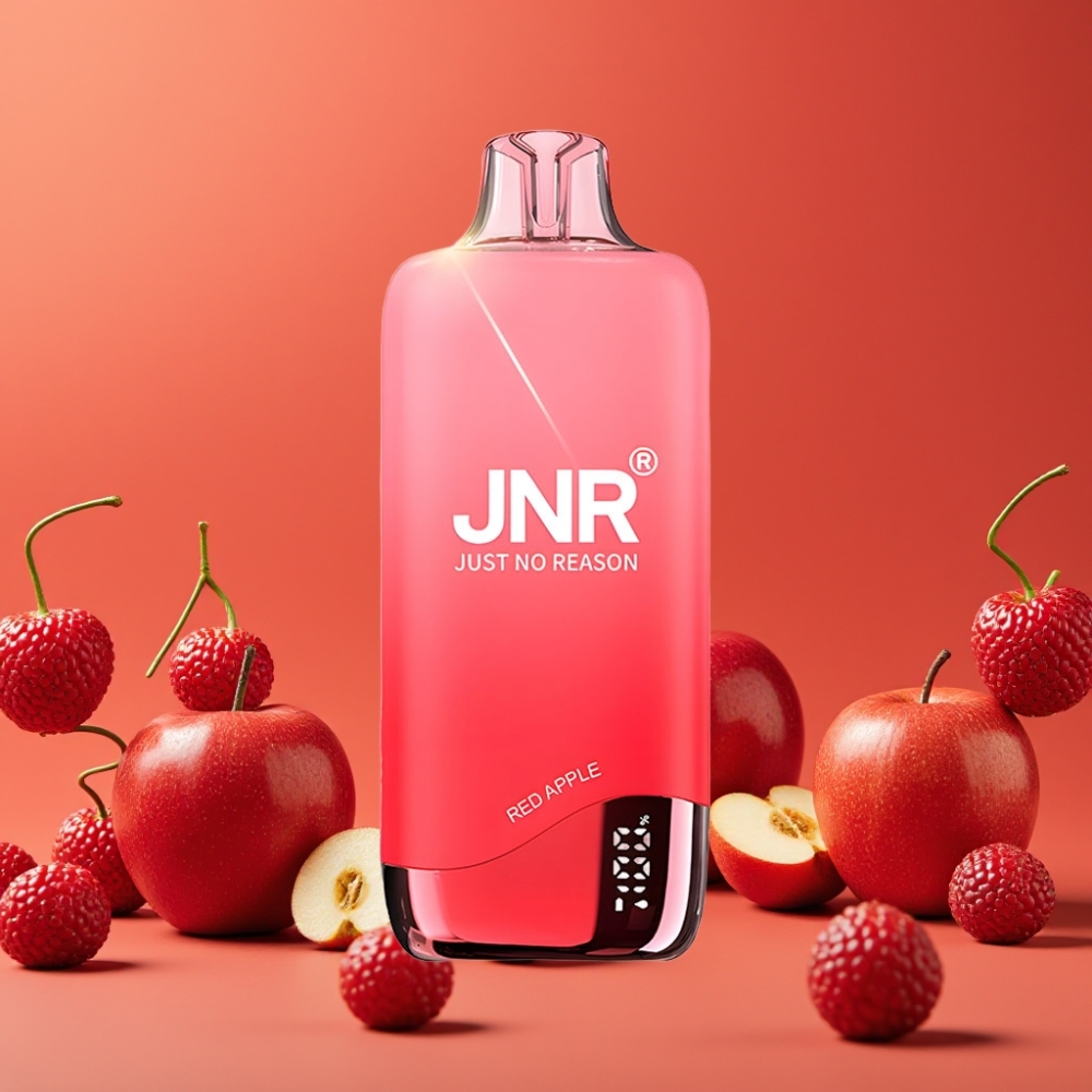 JNR Rainbow 10500 Puffs Vape Desechable Manzana Roja con Batería 600mAh