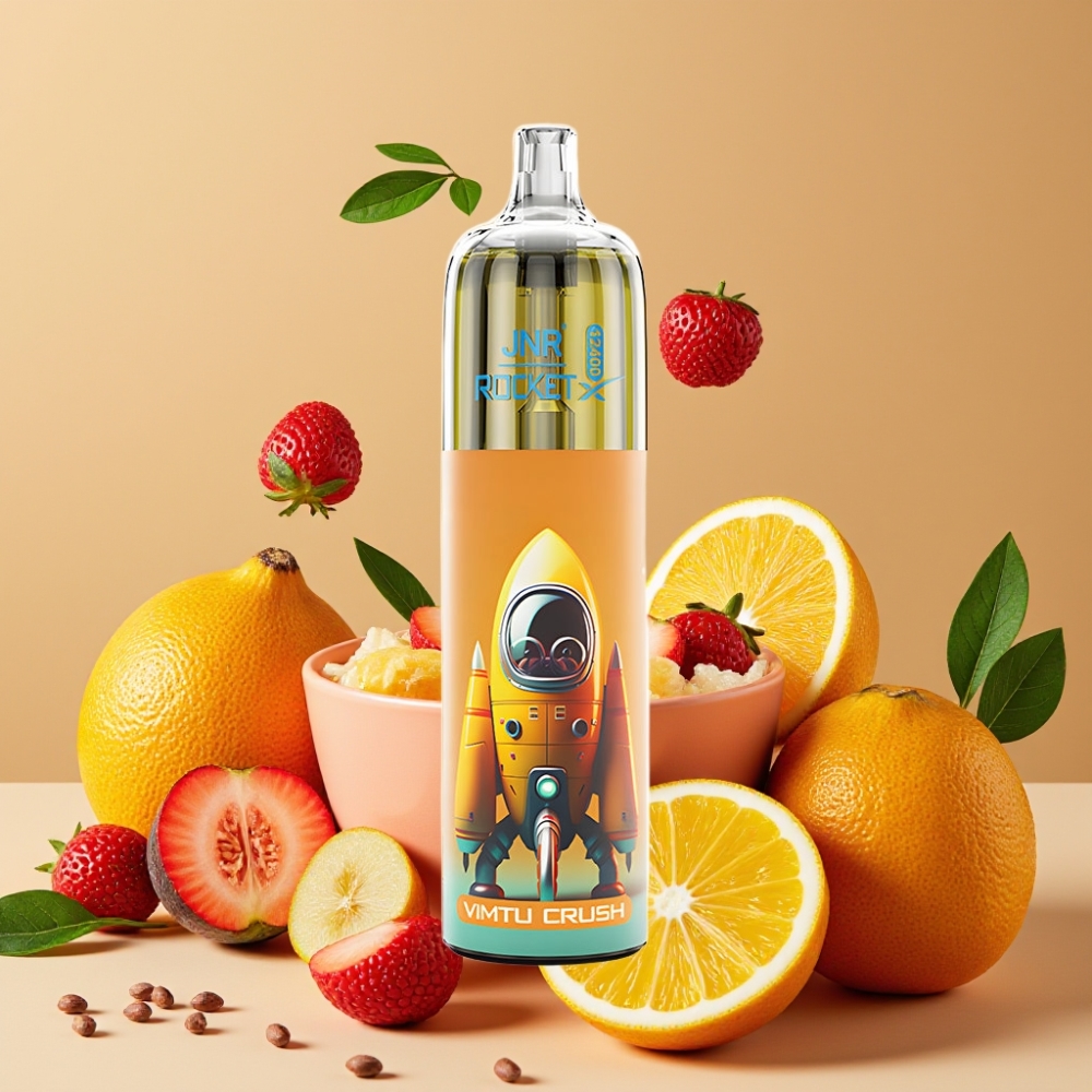 JNR Rocket-X 12400 Puffs Vape Desechable Vimtu Crush con RGB y Carga Rápida Type-C